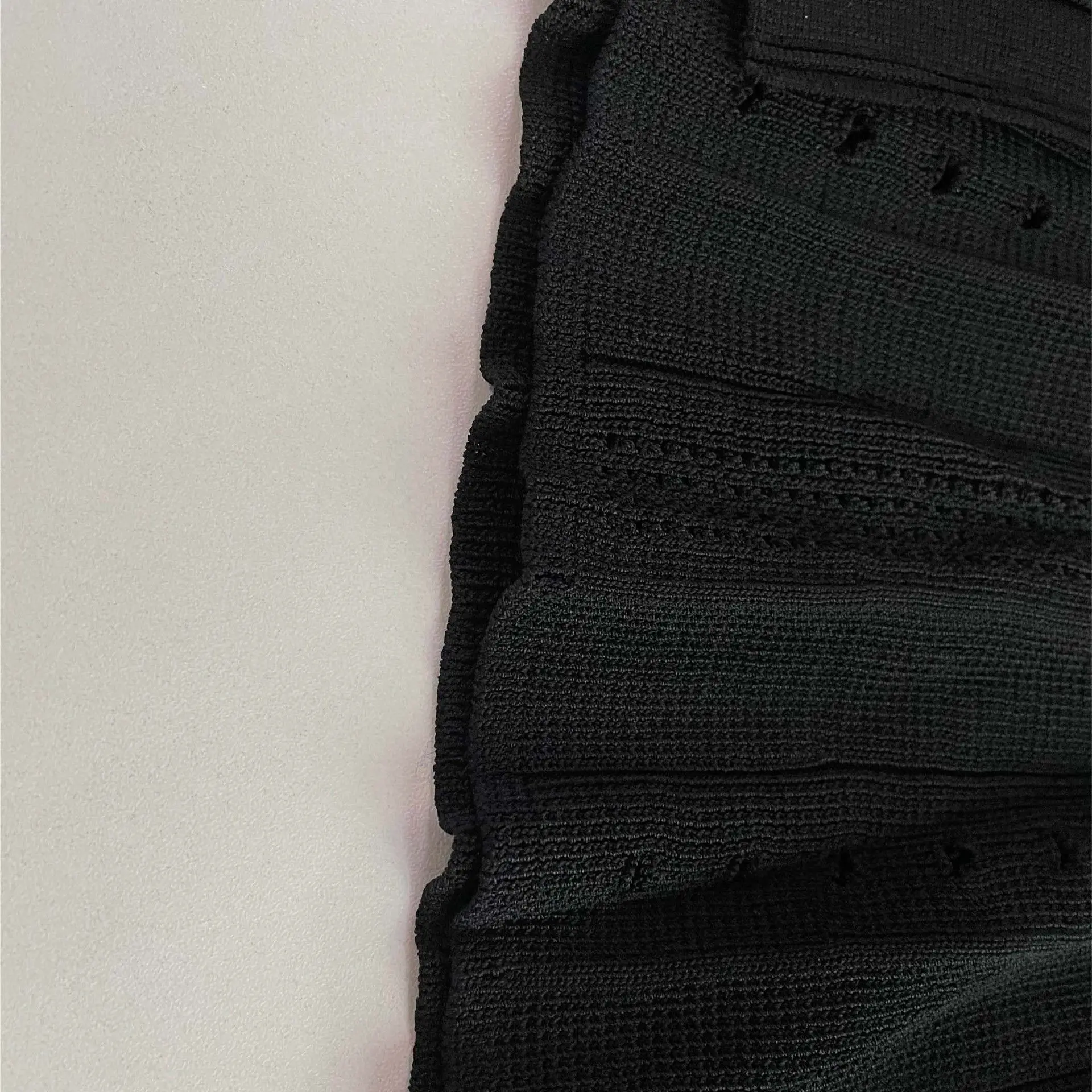 Summer Spring New French Elegant Fragrance High-end Slimming Knitted Mermaid Dress Hollow Slimming Fish Tail Knit Dress - Image 6